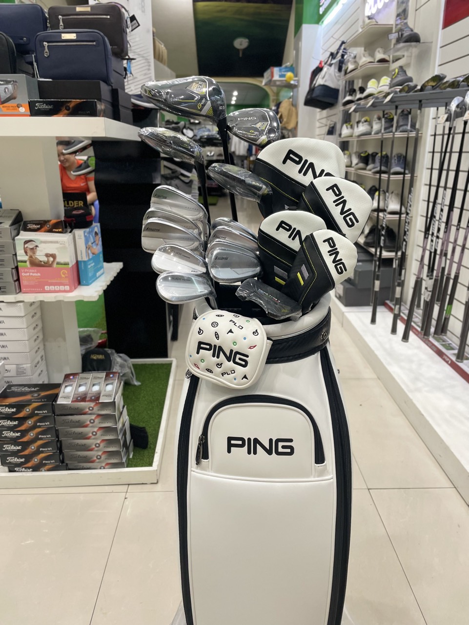 Fullset bộ gậy golf Ping G430 ( 14 gậy +1 túi) cán Graphite