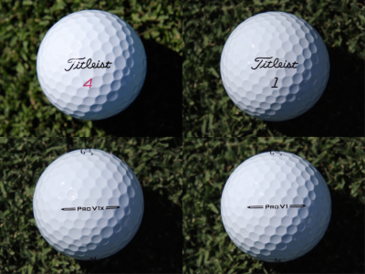 So sánh bóng Titleist Pro V1 và Pro V1x mới nhất 2024